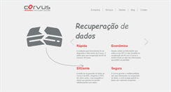 Desktop Screenshot of corvus.com.br
